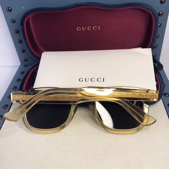 New 💯 Original GUCCI GG0182S 006 SUNGLASSES - Picture 6 of 13